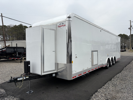Used 2025 Cargo Mate Enclosed Bathroom Race Trailer - Late Model Ready - Loaded With OPTIONS...... Turn Key Race Set Up