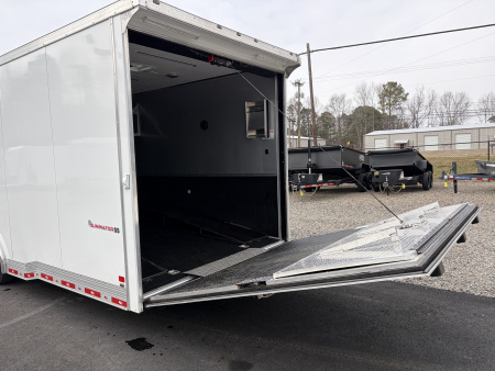 Used 2025 Cargo Mate Enclosed Bathroom Race Trailer - Late Model Ready - Loaded With OPTIONS...... Turn Key Race Set Up