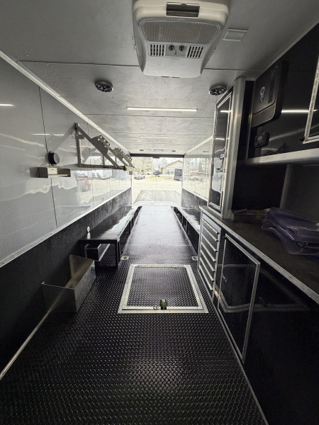 Used 2025 Cargo Mate Enclosed Bathroom Race Trailer - Late Model Ready - Loaded With OPTIONS...... Turn Key Race Set Up