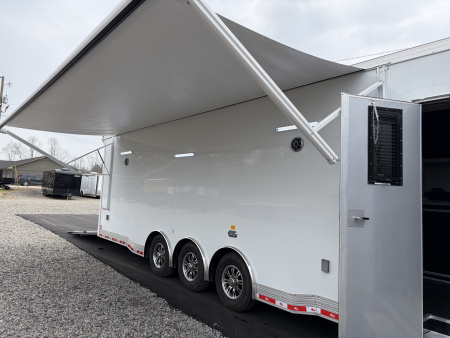 Used 2025 Cargo Mate Enclosed Bathroom Race Trailer - Late Model Ready - Loaded With OPTIONS...... Turn Key Race Set Up