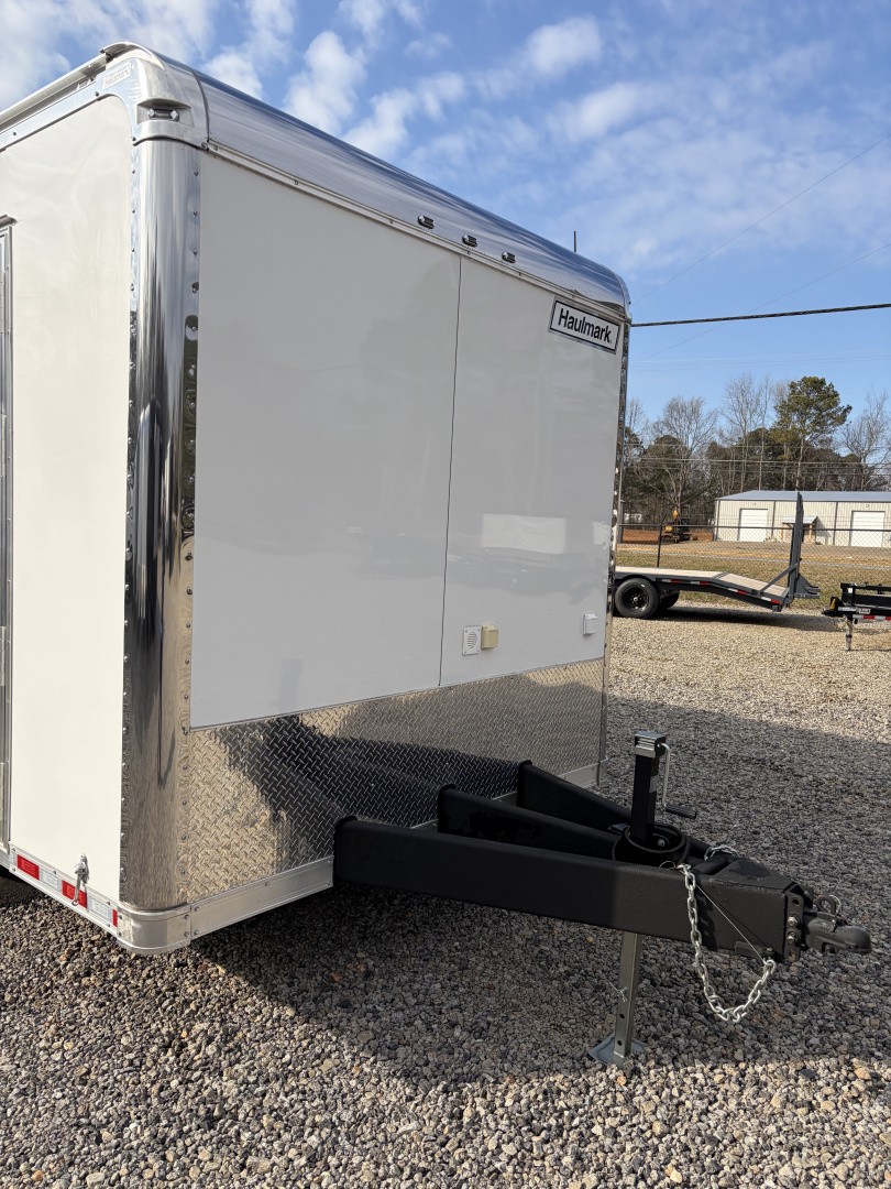 Used 2024 Haulmark EDGE 20' Race Trailer, ProStock Package, PolyCor, 12K GVWR, Air, 96" Wide Rear Door Opening, 7' 4" Interior Height