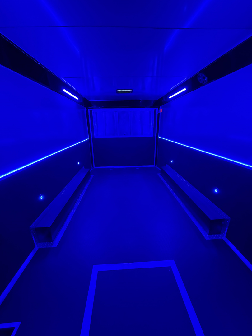 Used 2024 Haulmark EDGE 20' Race Trailer, ProStock Package, PolyCor, 12K GVWR, Air, 96" Wide Rear Door Opening, 7' 4" Interior Height