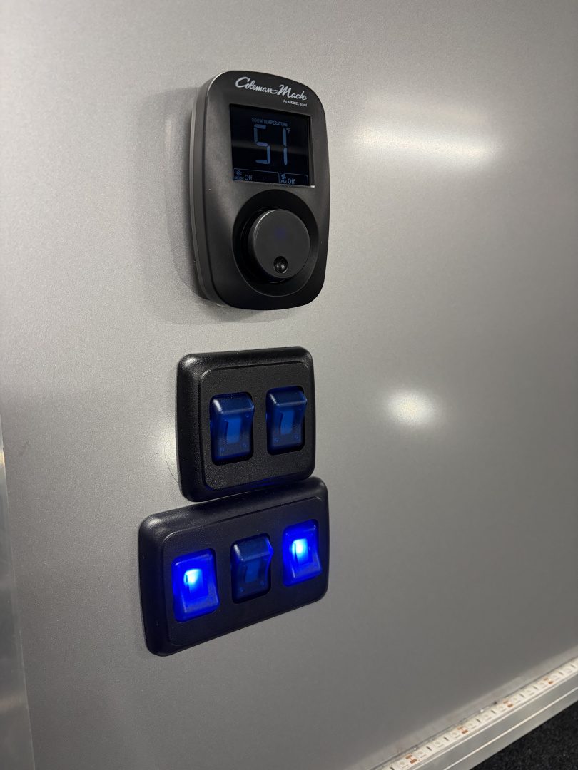 Used 2024 Haulmark EDGE 20' Race Trailer, ProStock Package, PolyCor, 12K GVWR, Air, 96" Wide Rear Door Opening, 7' 4" Interior Height