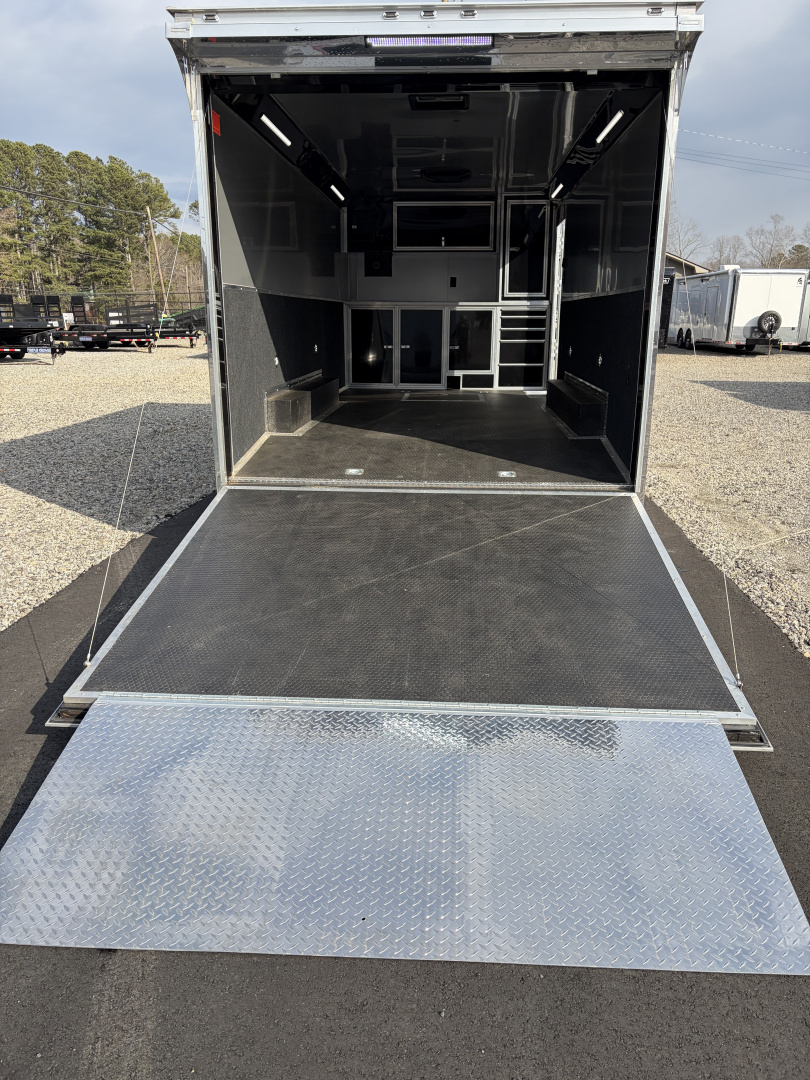 Used 2024 Haulmark EDGE 20' Race Trailer, ProStock Package, PolyCor, 12K GVWR, Air, 96" Wide Rear Door Opening, 7' 4" Interior Height