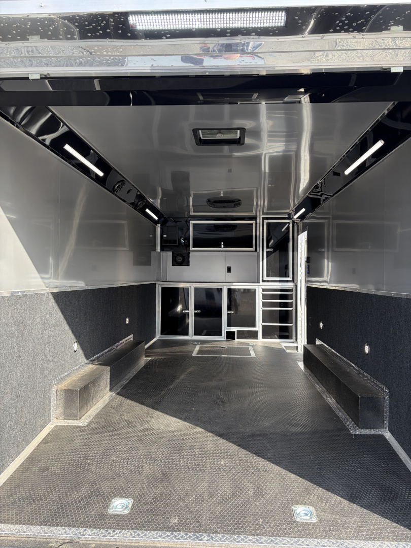 Used 2024 Haulmark EDGE 20' Race Trailer, ProStock Package, PolyCor, 12K GVWR, Air, 96" Wide Rear Door Opening, 7' 4" Interior Height