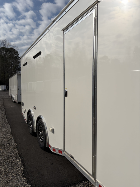 Used 2024 Haulmark EDGE 20' Race Trailer, ProStock Package, PolyCor, 12K GVWR, Air, 96" Wide Rear Door Opening, 7' 4" Interior Height