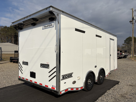 Used 2024 Haulmark EDGE 20' Race Trailer, ProStock Package, PolyCor, 12K GVWR, Air, 96" Wide Rear Door Opening, 7' 4" Interior Height