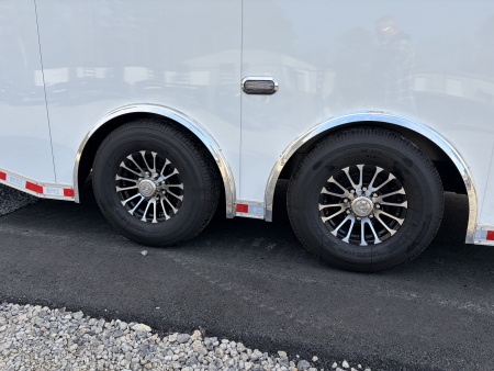 Used 2024 Haulmark EDGE 20' Race Trailer, ProStock Package, PolyCor, 12K GVWR, Air, 96" Wide Rear Door Opening, 7' 4" Interior Height