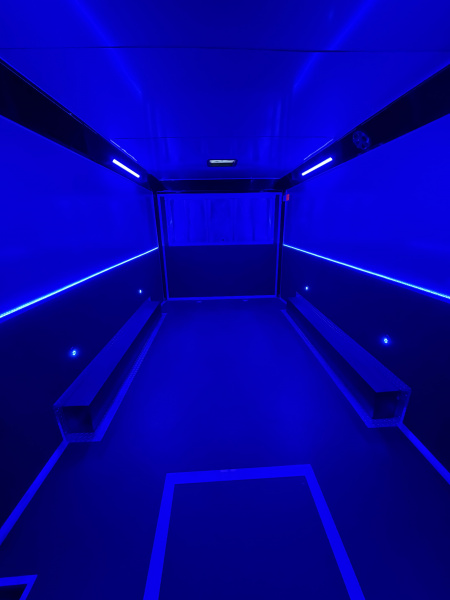 Used 2024 Haulmark EDGE 20' Race Trailer, ProStock Package, PolyCor, 12K GVWR, Air, 96" Wide Rear Door Opening, 7' 4" Interior Height