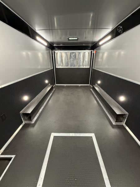 Used 2024 Haulmark EDGE 20' Race Trailer, ProStock Package, PolyCor, 12K GVWR, Air, 96" Wide Rear Door Opening, 7' 4" Interior Height