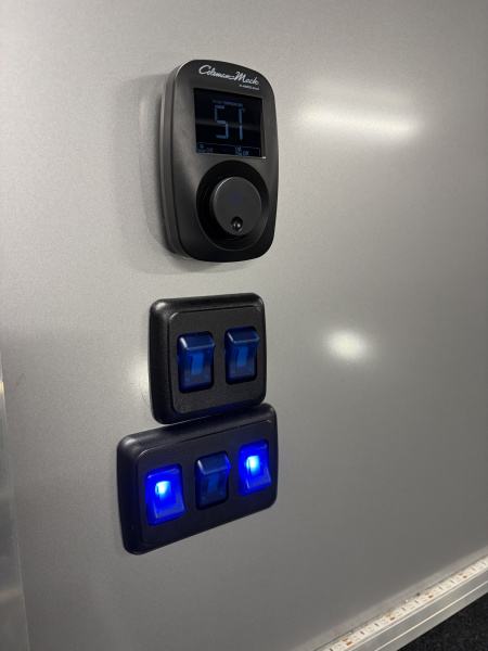 Used 2024 Haulmark EDGE 20' Race Trailer, ProStock Package, PolyCor, 12K GVWR, Air, 96" Wide Rear Door Opening, 7' 4" Interior Height