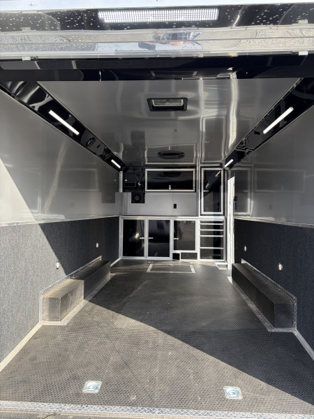 Used 2024 Haulmark EDGE 20' Race Trailer, ProStock Package, PolyCor, 12K GVWR, Air, 96" Wide Rear Door Opening, 7' 4" Interior Height