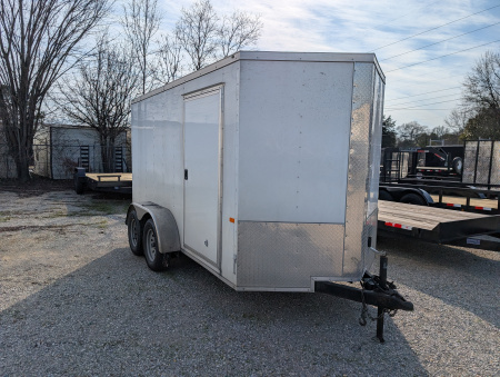 Used ROCK SOLID CARGO 6X12 TANDEM 3.5K AXLE CARGO TRAILER, NEW TIRES