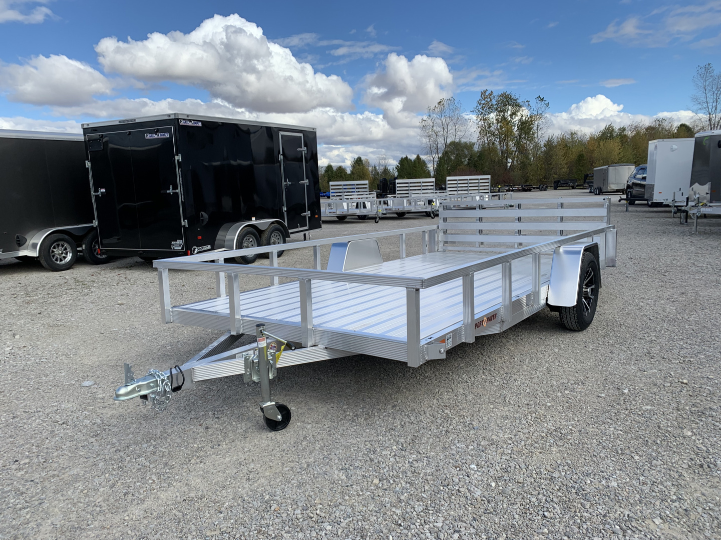 New 2026 Sport Haven AUT714D-F (7' X 14') 2.9K Single Axle Deluxe Utility Trailer