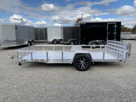 New 2026 Sport Haven AUT714D-F (7' X 14') 2.9K Single Axle Deluxe Utility Trailer