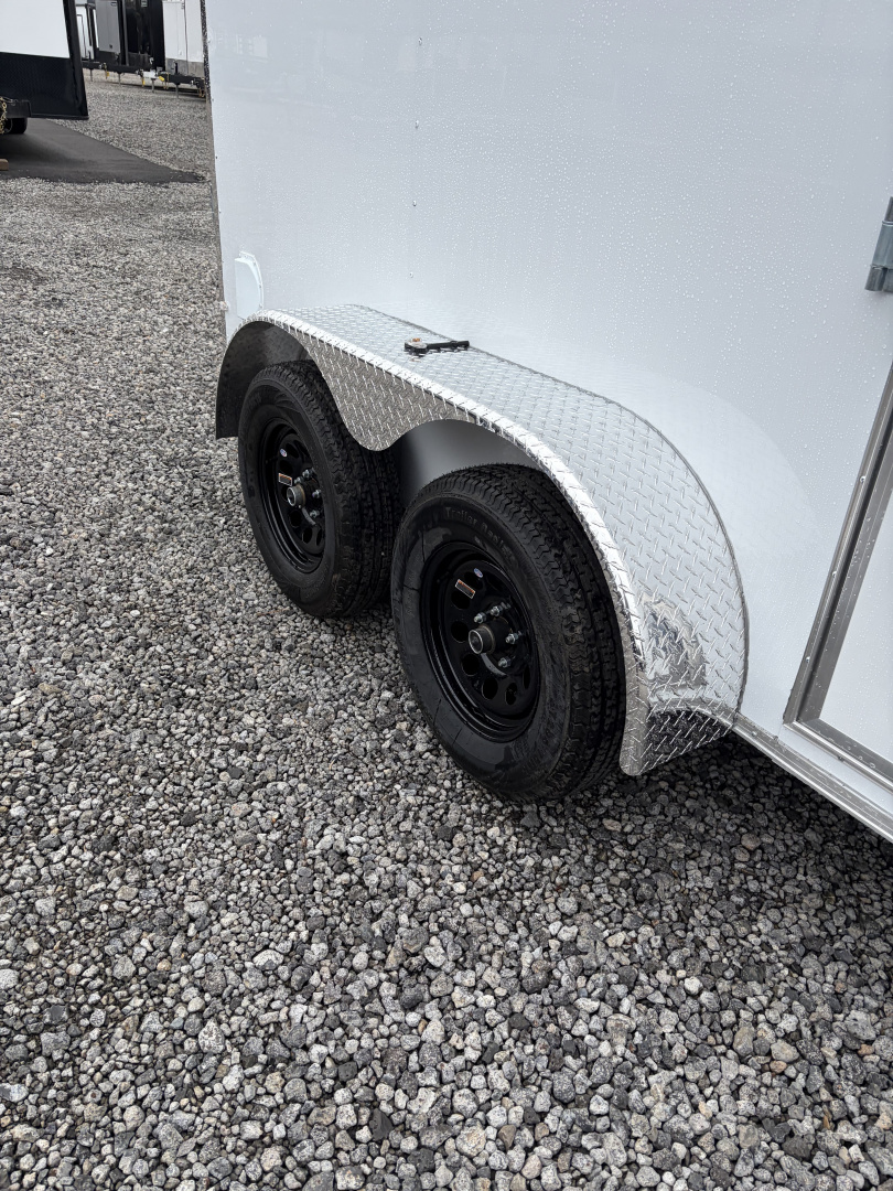 New 2026 Spartan Cargo 6X12 Enclosed Trailer, .080 PolyCor, 7K GVWR, Tandem Axle, 6'6" Interior, StableDeck, Full Thermoply Ceiling Liner