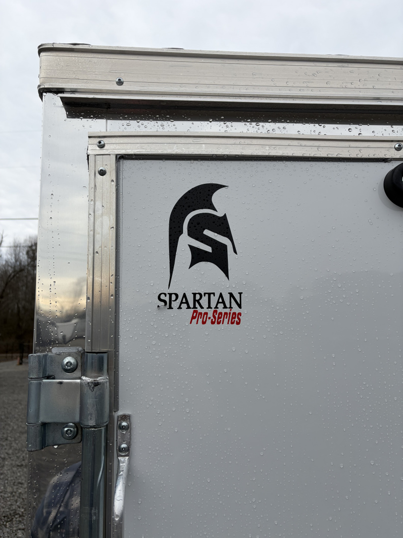 New 2026 Spartan Cargo 6X12 Enclosed Trailer, .080 PolyCor, 7K GVWR, Tandem Axle, 6'6" Interior, StableDeck, Full Thermoply Ceiling Liner
