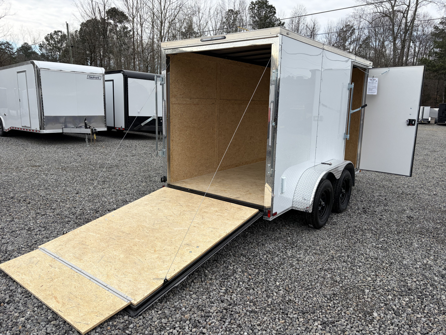 New 2026 Spartan Cargo 6X12 Enclosed Trailer, .080 PolyCor, 7K GVWR, Tandem Axle, 6'6" Interior, StableDeck, Full Thermoply Ceiling Liner