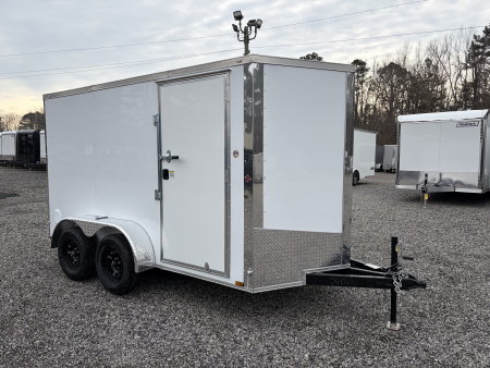 New 2026 Spartan Cargo 6X12 Enclosed Trailer, .080 PolyCor, 7K GVWR, Tandem Axle, 6'6  Interior, StableDeck, Full Thermoply Ceiling Liner