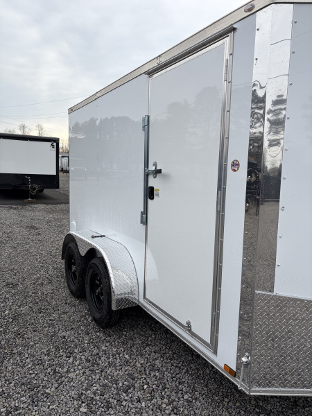 New 2026 Spartan Cargo 6X12 Enclosed Trailer, .080 PolyCor, 7K GVWR, Tandem Axle, 6'6" Interior, StableDeck, Full Thermoply Ceiling Liner