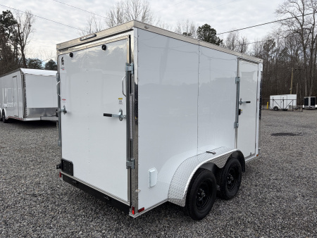 New 2026 Spartan Cargo 6X12 Enclosed Trailer, .080 PolyCor, 7K GVWR, Tandem Axle, 6'6" Interior, StableDeck, Full Thermoply Ceiling Liner