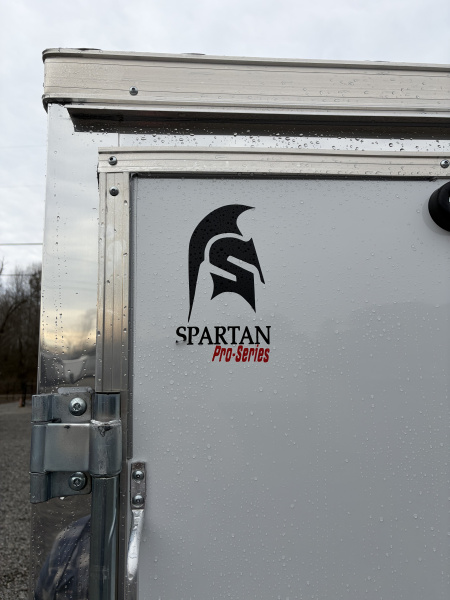 New 2026 Spartan Cargo 6X12 Enclosed Trailer, .080 PolyCor, 7K GVWR, Tandem Axle, 6'6" Interior, StableDeck, Full Thermoply Ceiling Liner