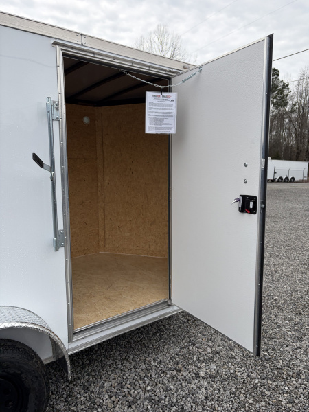 New 2026 Spartan Cargo 6X12 Enclosed Trailer, .080 PolyCor, 7K GVWR, Tandem Axle, 6'6" Interior, StableDeck, Full Thermoply Ceiling Liner