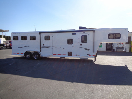 New 2026 Trails West * CLASSIC GN LQ 3-H 1212 * Classic LQ 3-Horse 1212 Side Tack GN Horse Trailer W/ Slide Out
