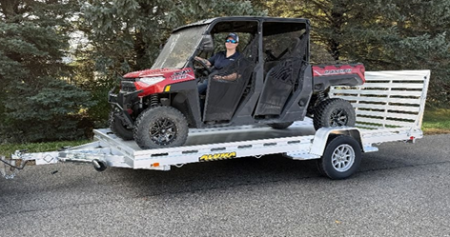 New 2026 Aluma 8015S-EL-BT 4.2K Utility Trailer