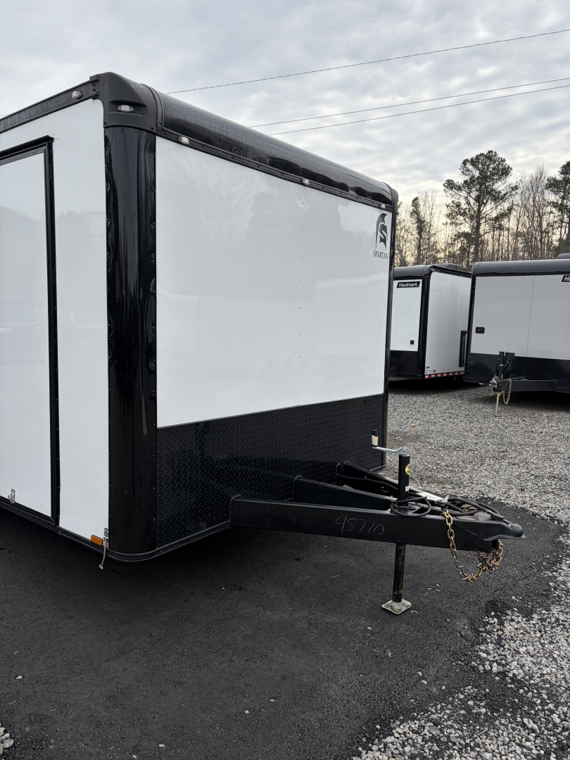 Used 2025 Spartan 22' Custom Build Car / Motorcycle Hauler - 10K GVWR, Custom Recessed E-Track, Finished Race Interior