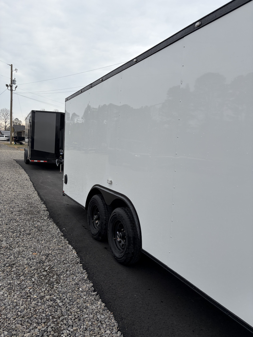 Used 2025 Spartan 22' Custom Build Car / Motorcycle Hauler - 10K GVWR, Custom Recessed E-Track, Finished Race Interior