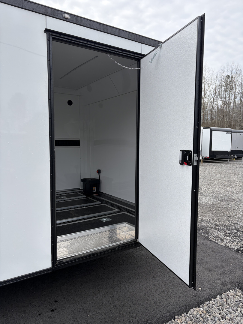 Used 2025 Spartan 22' Custom Build Car / Motorcycle Hauler - 10K GVWR, Custom Recessed E-Track, Finished Race Interior