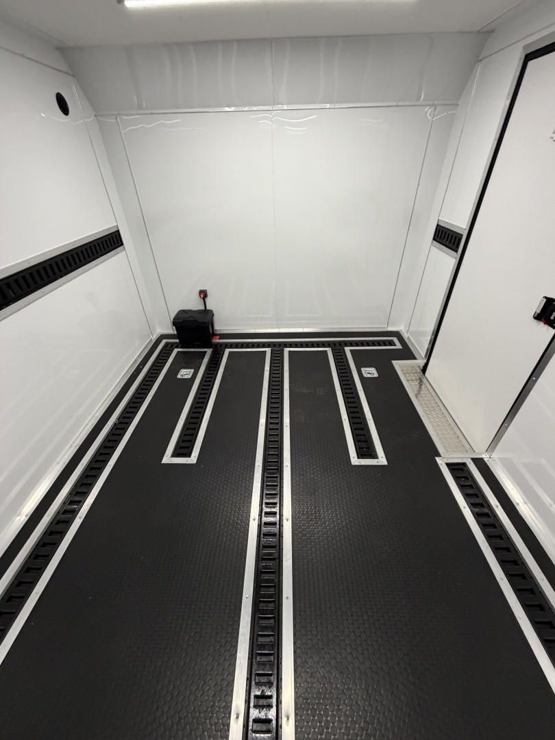 Used 2025 Spartan 22' Custom Build Car / Motorcycle Hauler - 10K GVWR, Custom Recessed E-Track, Finished Race Interior