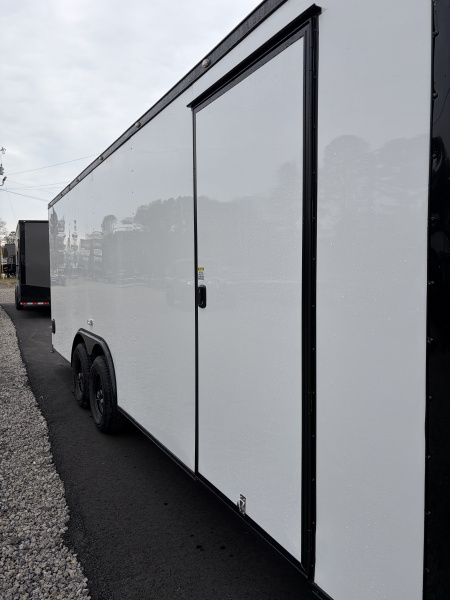 Used 2025 Spartan 22' Custom Build Car / Motorcycle Hauler - 10K GVWR, Custom Recessed E-Track, Finished Race Interior