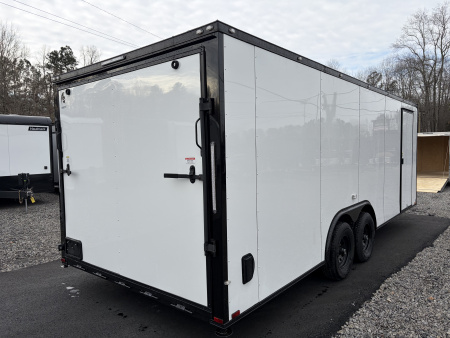 Used 2025 Spartan 22' Custom Build Car / Motorcycle Hauler - 10K GVWR, Custom Recessed E-Track, Finished Race Interior