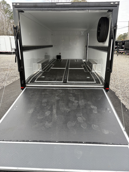 Used 2025 Spartan 22' Custom Build Car / Motorcycle Hauler - 10K GVWR, Custom Recessed E-Track, Finished Race Interior