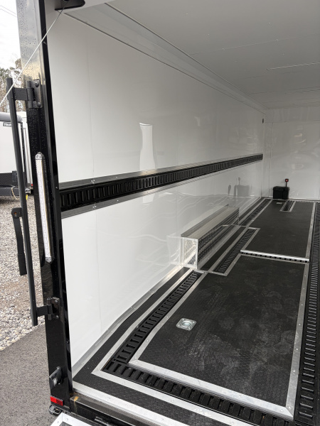 Used 2025 Spartan 22' Custom Build Car / Motorcycle Hauler - 10K GVWR, Custom Recessed E-Track, Finished Race Interior