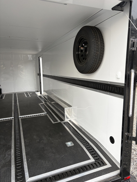 Used 2025 Spartan 22' Custom Build Car / Motorcycle Hauler - 10K GVWR, Custom Recessed E-Track, Finished Race Interior