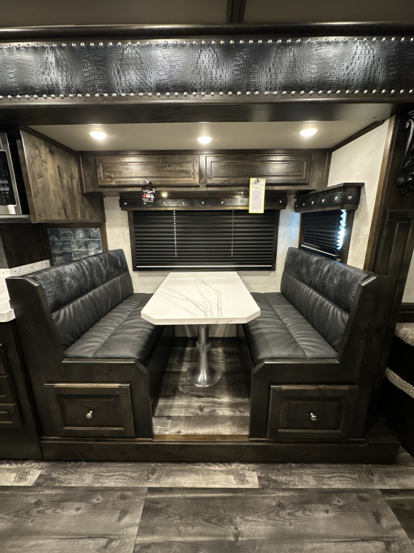 New 2026 Cimarron 4 Horse Side Load with 17'9" Living Quarter by Outlaw Conversions