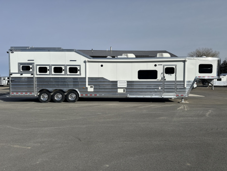 New 2026 Cimarron 4 Horse Side Load with 17'9" Living Quarter by Outlaw Conversions