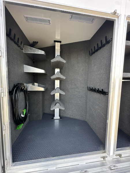 New 2026 Cimarron 4 Horse Side Load with 17'9" Living Quarter by Outlaw Conversions