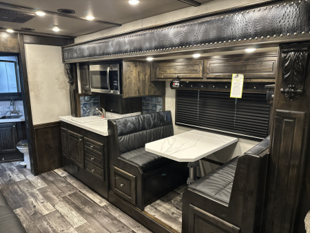 New 2026 Cimarron 4 Horse Side Load with 17'9" Living Quarter by Outlaw Conversions