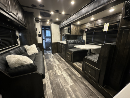 New 2026 Cimarron 4 Horse Side Load with 17'9" Living Quarter by Outlaw Conversions