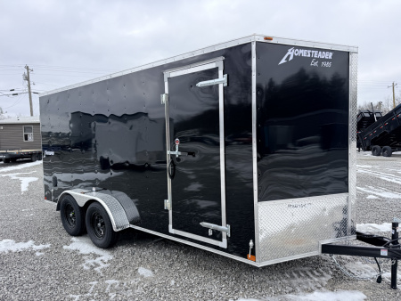 New 2026 Homesteader Trailers 7X16 IT ( 6.6 HT) BARN DOORS Cargo / Enclosed Trailer