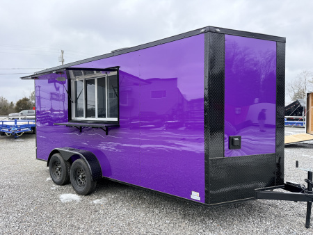 New 2026 Coast 2 Coast 7X16 TA CONCESSION Vending / Concession Trailer