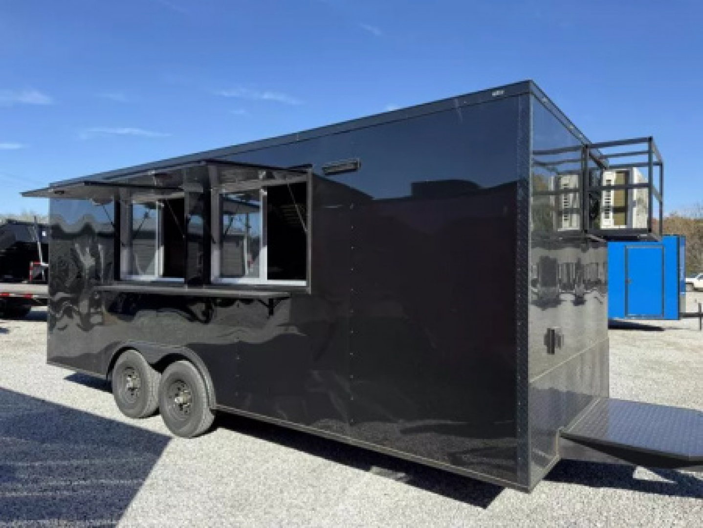 New 2026 Coast 2 Coast 8.5X20 TA CONCESSION TRAILER (FULLY EQUIPPED) BLACKOUT Vending / Concession Trailer