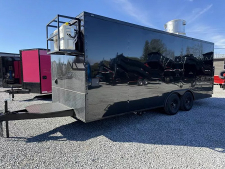 New 2026 Coast 2 Coast 8.5X20 TA CONCESSION TRAILER (FULLY EQUIPPED) BLACKOUT Vending / Concession Trailer
