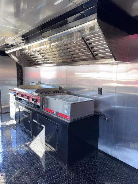 New 2026 Coast 2 Coast 8.5X20 TA CONCESSION TRAILER (FULLY EQUIPPED) BLACKOUT Vending / Concession Trailer