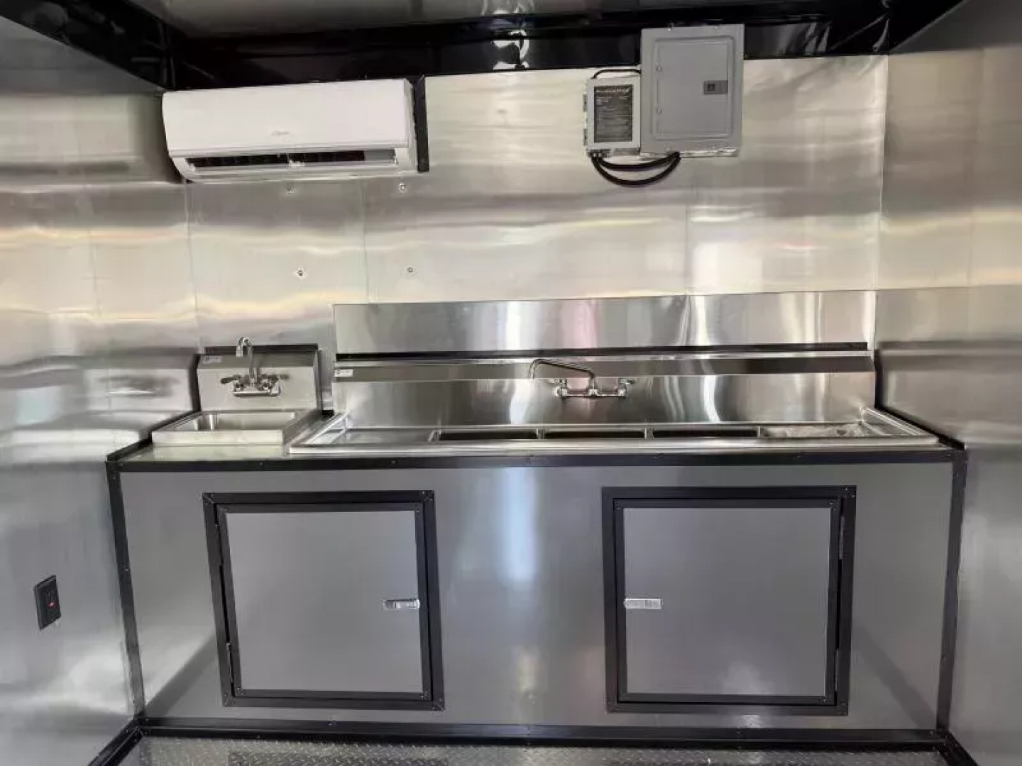 New 2026 Coast 2 Coast 8.5X20 TA CONCESSION TRAILER (FULLY EQUIPPED) BLACKOUT Vending / Concession Trailer