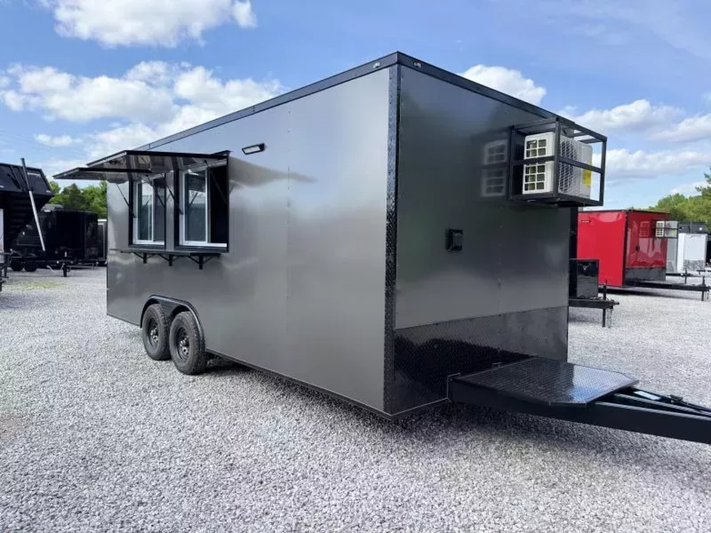 New 2026 Coast 2 Coast 8.5X20 TA CONCESSION TRAILER (FULLY EQUIPPED) BLACKOUT Vending / Concession Trailer